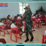 Satgas Pamtas Yonif 131 Brs Ajarkan Nilai Luhur Pancasila ke Siswa SD di Papua 1 a