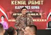 AKBP Reonald Truly Sohumuntal Simanjuntak Menggantikan AKBP Tri Gofaruddin Selaku Kapolres Gowa
